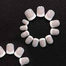 Carica l&#39;immagine nel visualizzatore di Gallery, Unghie finte con punte french naturali， 240 pezzi 12 misure diverse FOUR - Ilgrandebazar