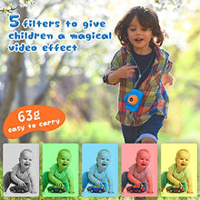 Carica l'immagine nel visualizzatore di Gallery, Regali per ragazze di 3-8 anni Joy-Fun Macchina Fotografica Blu Marino