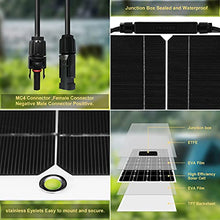 Carica l'immagine nel visualizzatore di Gallery, DOKIO 4PC 100W Flessibile Pannello Solare Monocristallino Fotovoltaico 400W per Giardino Camper Tetto RV Barca