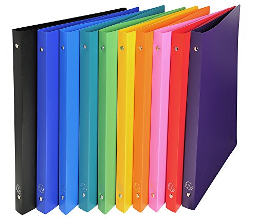Exacompta 511999E Cartelle ad Anelli, 32x25 cm, Multicolore - Ilgrandebazar