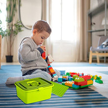 Carica l&#39;immagine nel visualizzatore di Gallery, ShineFinder Costruzione Grandi mattoncini, mattoncini costruzioni per bambini a partire dai 2 anni in su, con scatola di pietre, set per giochi creativi