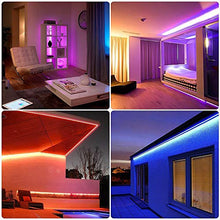 Carica l'immagine nel visualizzatore di Gallery, Striscia LED 10M, Romwish luci led colorate RGB SMD 5050 Bluetooth musica 10M