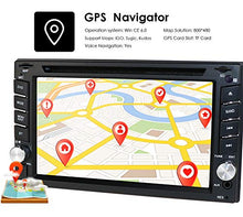 Carica l&#39;immagine nel visualizzatore di Gallery, 6.2&quot; in Dash Car Stereo Double Din Radio New Framework DVD Player GPS Sat... - Ilgrandebazar