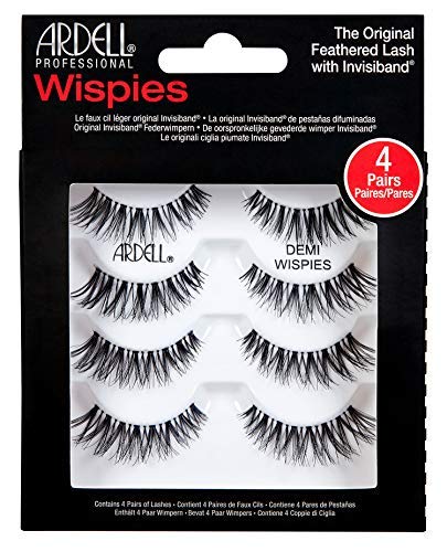 Ardell Ciglia 4 Pack Demi Wispies, Nero