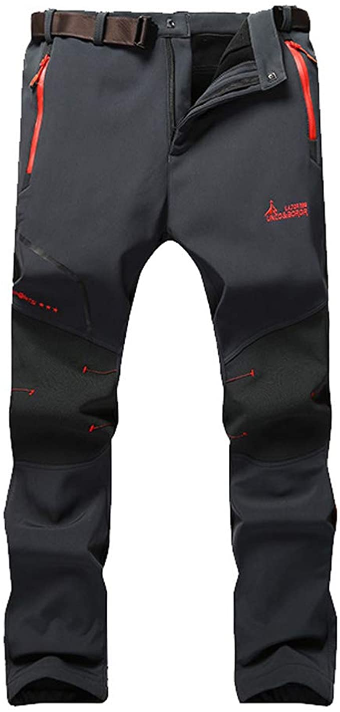 Pantaloni Trekking Uomo Pantaloni Montagna Donna Pantaloni Outdoor Impermeabili Pantaloni Tecnici Caldi Pantaloni Invernali