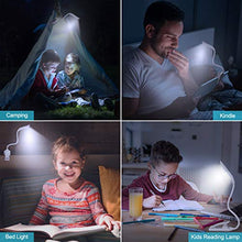 Carica l'immagine nel visualizzatore di Gallery, Lampada da Lettura GolWof 7 LED Luce per Ricaricabile...