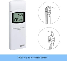 Carica l'immagine nel visualizzatore di Gallery, Sensore sonda termometro multicanale wireless ECOWITT per stazioni meteorologiche domestiche o da giardino WN30AN Il sensore della sonda del termometro wireless