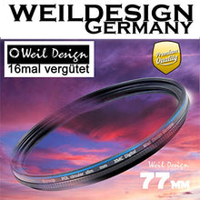 Carica l'immagine nel visualizzatore di Gallery, Polarizzatore circolare Slim XMC Digital Weil Design Germany Pol Filter 77mm