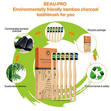 Carica l&#39;immagine nel visualizzatore di Gallery, Spazzolino Bamboo, Bamboo Toothbrushes Confezione da 6, - Ilgrandebazar