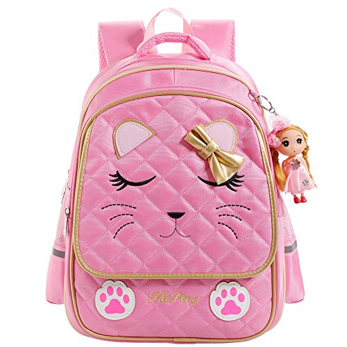 Zaino Scolastico Per Bambine - Leggero, Con Doppia Maniglia, Design Rosa - Foto 6