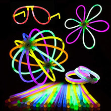 Carica l&#39;immagine nel visualizzatore di Gallery, Kimimara Braccialetti Luminosi,Starlight Fluorescenti,100 8 &quot;Glowsticks... - Ilgrandebazar