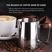 Carica l'immagine nel visualizzatore di Gallery, FlamGen Bricco per Latte in Acciaio Inox, Brocca Schiuma di 900ml/32oz