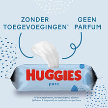 Carica l'immagine nel visualizzatore di Gallery, Huggies Pure Baby Wipes Bulk - Salviette umidificate per bambini, 99% di acqua, Senza profumo, 18 confezioni x 56 salviette (1.008 salviettine in totale) [La confezione può variare]