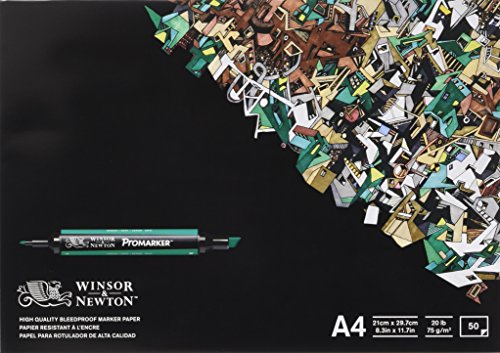 Winsor & Newton - Blocco Di 50 Fogli Carta A4 Per Pennarelli - Ilgrandebazar