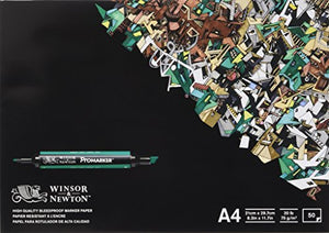 Winsor & Newton - Blocco Di 50 Fogli Carta A4 Per Pennarelli - Ilgrandebazar