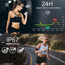 Carica l&#39;immagine nel visualizzatore di Gallery, WOWGO Fitness Tracker Donna Cardiofrequenzimetri Conta Passi IP67 Oro rosa