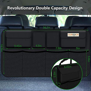 SURDOCA Organizer Auto, Portaoggetti [7 Volte Borsa sedile posteriore - Ilgrandebazar
