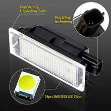 Carica l&#39;immagine nel visualizzatore di Gallery, Audew Luci Targa LED Bianco 12V per Renault Twingo Clio Megane Lagane - Ilgrandebazar