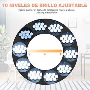 Luci di Specchio per Trucco LED Lampada da 10 Pcs - Lampadine Dimmerabili - Ilgrandebazar