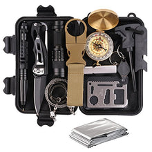 Carica l&#39;immagine nel visualizzatore di Gallery, TRSCIND Kit di Sopravvivenza Multiuso,13 in 1 Survival kit 1