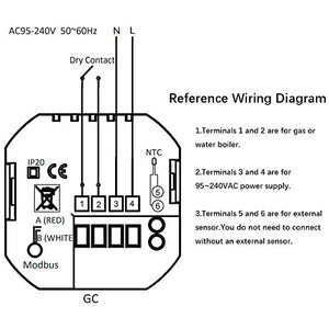BECA serie 002 3/16A Riscaldamento della caldaia, Completamente Nero(wifi) - Ilgrandebazar