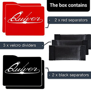 Quiver Time di Case divisori e Separatori (Pezzi) Accessori, Rosso E Nero - Ilgrandebazar