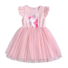 Carica l&#39;immagine nel visualizzatore di Gallery, VIKITA Vestitos Bambina Principessa Unicorno Casuale Cotone Abiti LH4576 4T - Ilgrandebazar