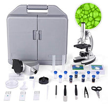 Carica l&#39;immagine nel visualizzatore di Gallery, TELMU Microscopio per studenti 300X-600X-1200X Magnifications Microscopio...