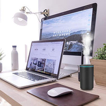 Carica l'immagine nel visualizzatore di Gallery, Diffusore di aromi agli oli essenziali Umidificatore a nebbia fredda per auto ufficio viaggio con luci colorate (alimentato tramite USB 60 ml)