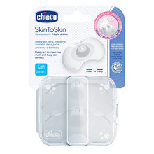 Carica l'immagine nel visualizzatore di Gallery, Chicco 00009033000000 Paracapezzoli in Silicone, S/M, Bianco S/M