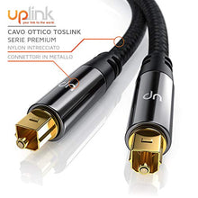 Carica l&#39;immagine nel visualizzatore di Gallery, 2m Cavo ottico Platinum toslink HQ Premium digitale - DTS Dolby...