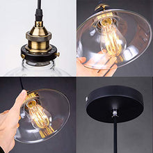 Carica l&#39;immagine nel visualizzatore di Gallery, Glighone Lampada a Sospensione Stile Edison Vintage Industriale Lampadario...
