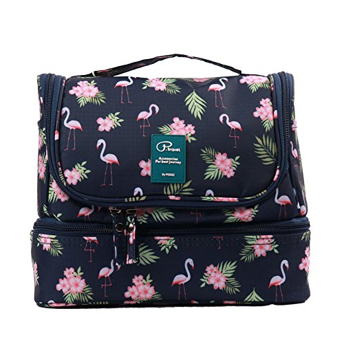 Beauty Case da Viaggio Borsa Toilette Tuscall Fenicottero