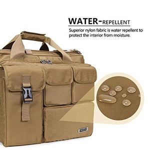 Lifewit Borsa per Laptop da 17" Valigetta 17,3 pollici, Marrone