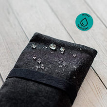 Carica l&#39;immagine nel visualizzatore di Gallery, Borsello portatabacco idrorepellente - Astuccio porta tabacco, cartine, filtri e accendino (Cerniera gialla)