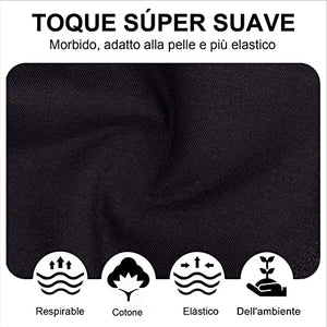 FOTOOL Mutande Mestruali Assorbenti = 4 tamponi Donna Cotone Slip Ciclo Protettive Periodico Intima Mestruale Ecologico con 4 Strati Anti perdite Lavabili (1 Pack,M)
