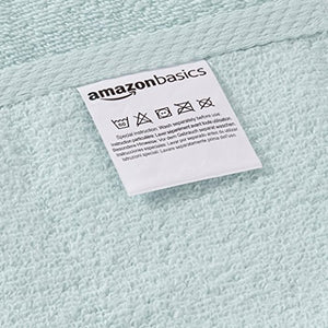 AmazonBasics - Set di asciugamani ad asciugatura 2 teli bagno, Blu Ghiaccio - Ilgrandebazar