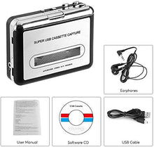 Carica l&#39;immagine nel visualizzatore di Gallery, DIGITNOW! Portatile registratore a Cassetta &amp; Audio Nastro, gray