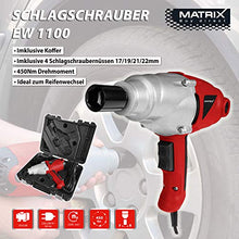 Carica l&#39;immagine nel visualizzatore di Gallery, Matrix EW 1100 - Avvitatore ad impulsi 1010 W, 450 Nm, Rosso - Ilgrandebazar