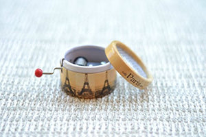 Carillon manovella decorato con la Torre Eiffel Parigi che suona il Valzer... - Ilgrandebazar
