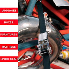 Carica l&#39;immagine nel visualizzatore di Gallery, Master Lock 3209EURDAT Cinghie di fissaggio, Arancio, 5 m x 25 mm