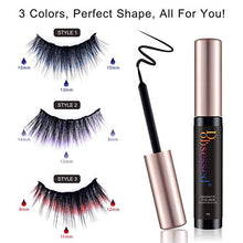 Carica l&#39;immagine nel visualizzatore di Gallery, Ciglia Magnetiche con Eyeliner Magnetico Kit, 3D Finte Colorate...