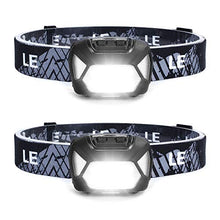 Carica l'immagine nel visualizzatore di Gallery, Lampada da Testa C500 (2 Pezzi), LE 6 modalità di Luce, Frontale LED...