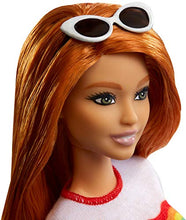 Carica l&#39;immagine nel visualizzatore di Gallery, Barbie- Fashionista, Bambola Bionda con Maglietta Stampa Arcobaleno e Gonna... - Ilgrandebazar
