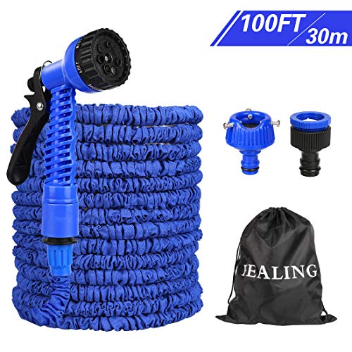 FEALING Tubo da Giardino, 100FT 30M Estensibile Blu
