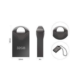 Chiavetta USB 32 GB, Mini Pen Drive 32 Giga 2.0 Metallo 32GB MINI