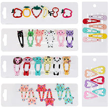 Carica l&#39;immagine nel visualizzatore di Gallery, Lictin 36 PCS Mollette per Capelli Bambina - Cartoon Design Fermagli per... - Ilgrandebazar