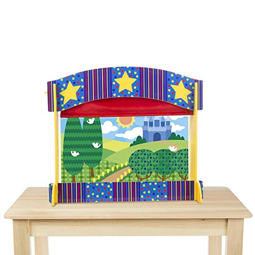 Melissa & Doug- Teatrino dei Burattini, Multicolore, 2536 Multicolore - Ilgrandebazar