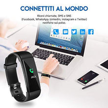Carica l&#39;immagine nel visualizzatore di Gallery, MROTY Italia | Orologio Fitness Uomo Donna, Tracker, Smartwatch, Nero
