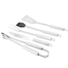 Carica l&#39;immagine nel visualizzatore di Gallery, 5pcs / set strumenti per barbecue in acciaio inox kit coltello... - Ilgrandebazar